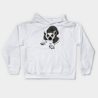 Lion Dad Lemur Kids Hoodie